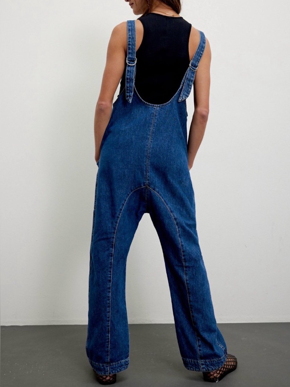 We the Free by Free people high roller denim blue jumpsuit / EUC, no flaws! - Picture 5 of 16